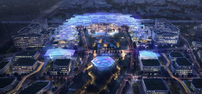 預計年底基本完工!43棵&ldquo;科技之樹&rdquo;閃耀未來科技城